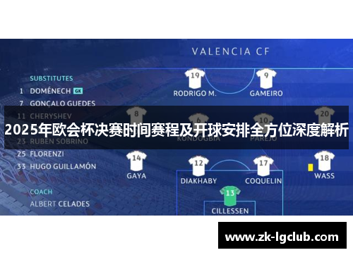 2025年欧会杯决赛时间赛程及开球安排全方位深度解析